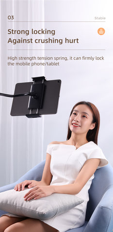 Universal Lazy Long Arm 360° Adjustable Clamp Bracket Stand for Bed/Sofa/Table 6