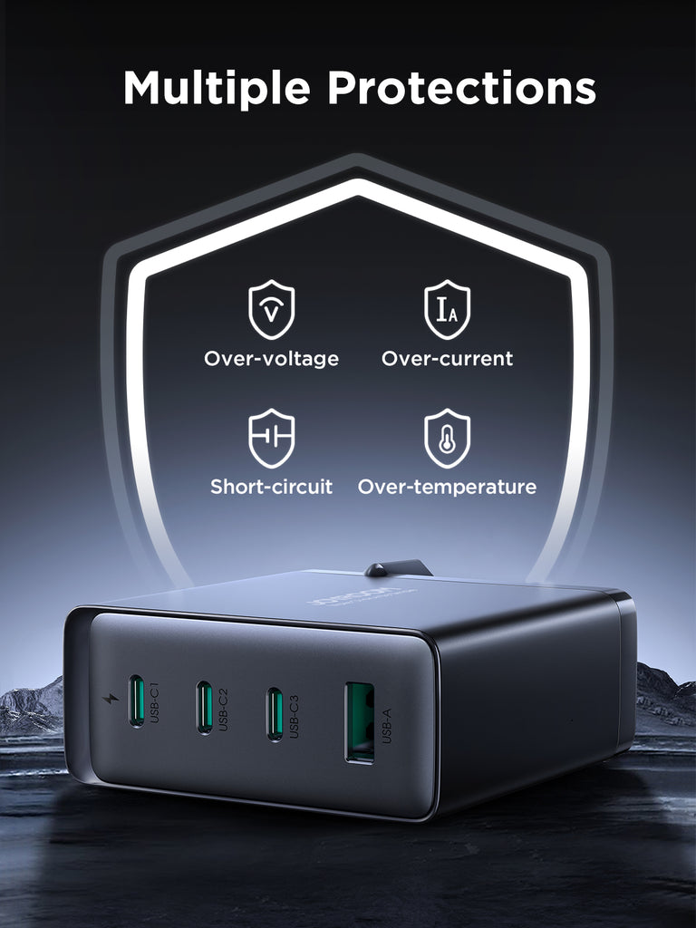 GaN Ultra JR-TCG05 140W 3C1A Fast Charger-Black+240W C to C Cable 1.2m 14 12 60dba6e4 b1d0 4a31 8752