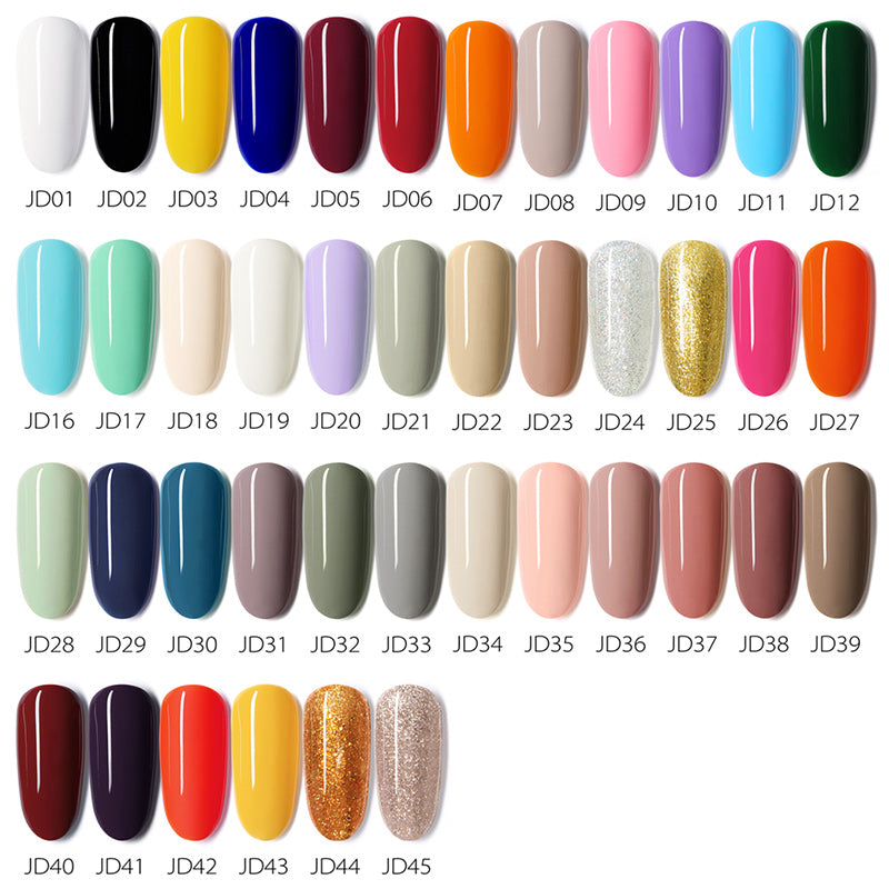 Color Chart For Venalisa 15ml Gel Polish