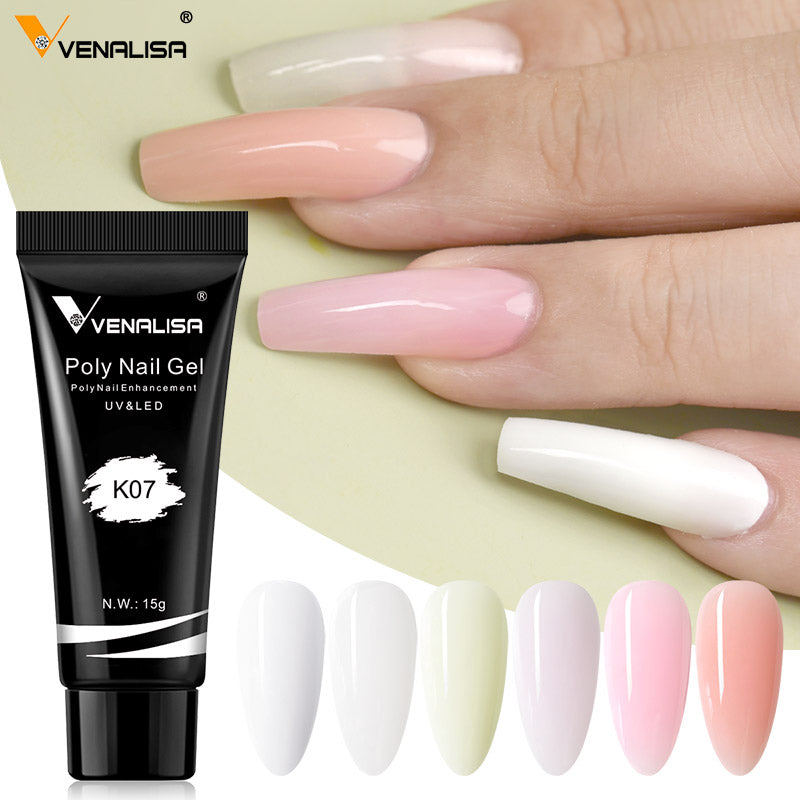 Light-colored Poly Nail Gel (15g) - 3