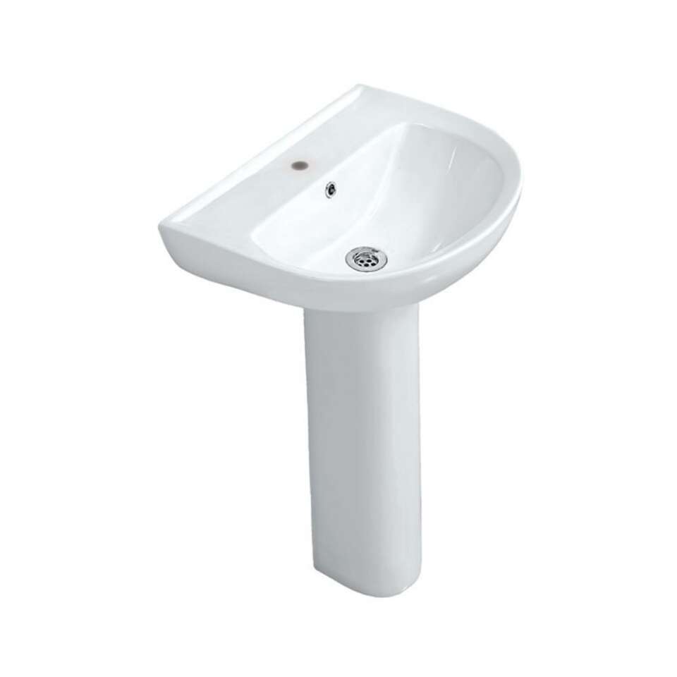 Jaquar Wall Hung Basin with Full Pedestal FLS-WHT-5801