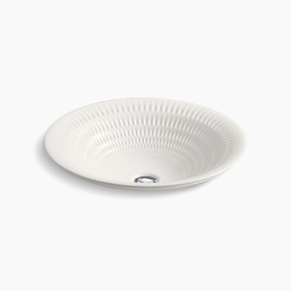 Kohler Derring Carillon 17-3/4 Inch Round drop-in bathroom sink no overflow K-17890-RL-K8