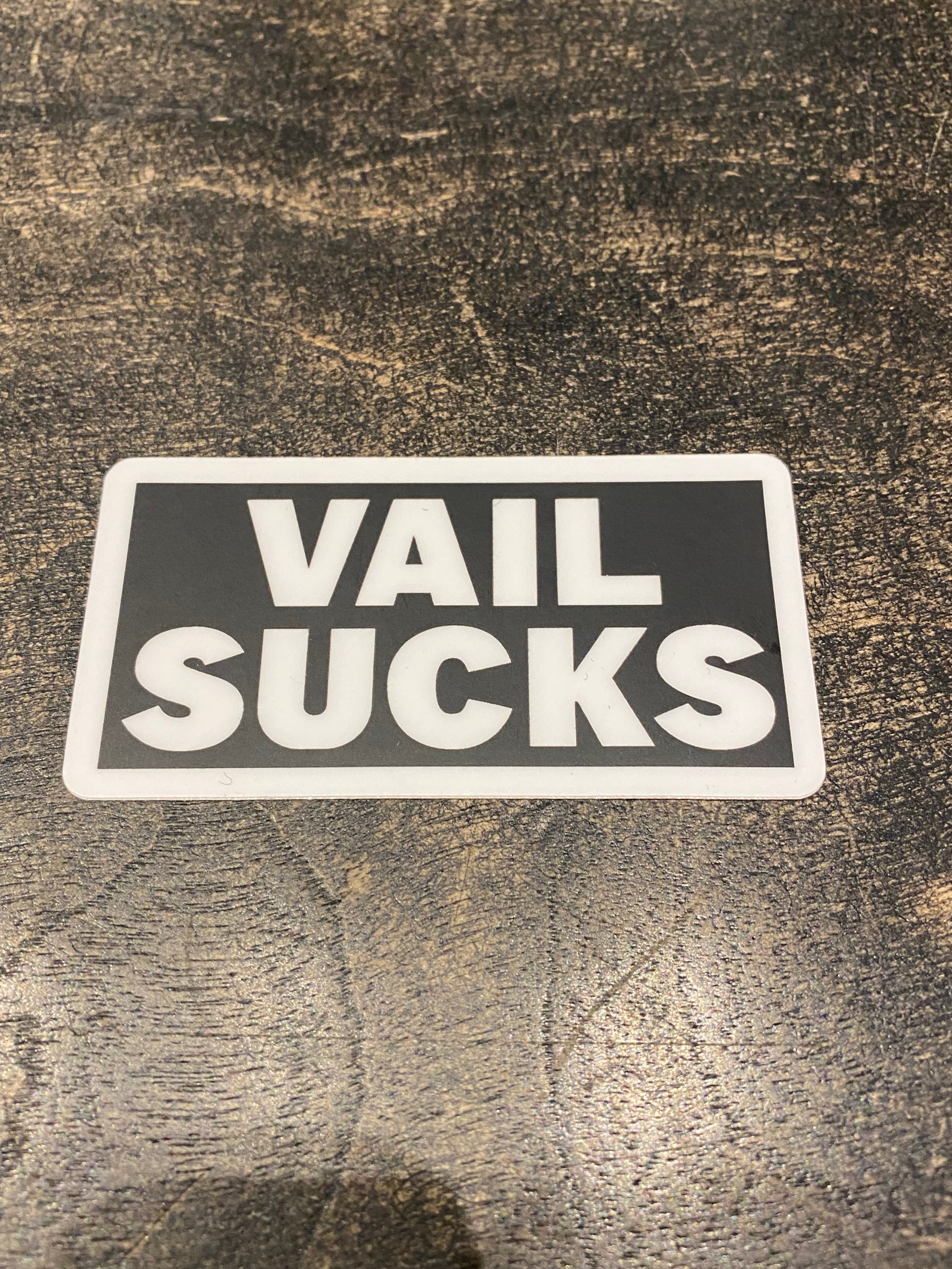 Vail Sucks Sticker