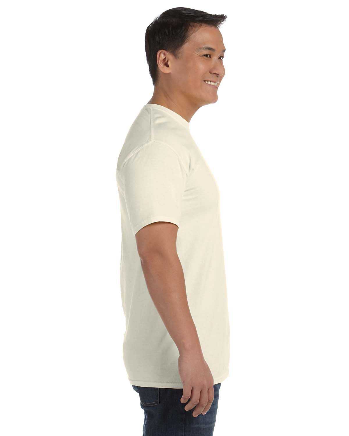 Bayside 5910 USA-Made Heavyweight Ringspun T-Shirt - Cream