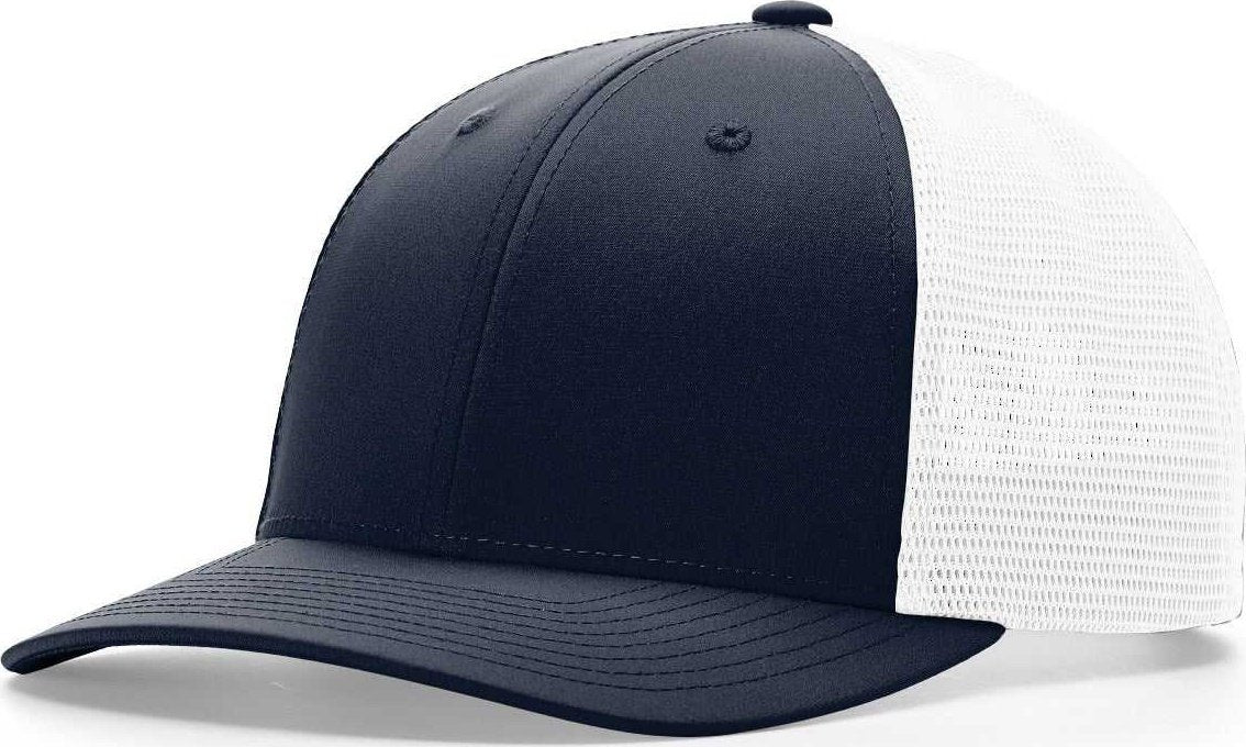 Richardson 174 Performance Trucker Cap - Charcoal White