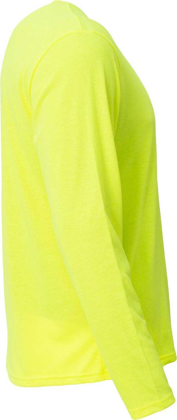 A4 NB3029 Youth Long Sleeve Softek T-Shirt - Safety Yellow