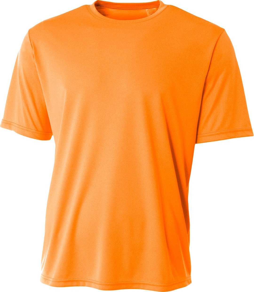 A4 NB3402 Sprint Short Sleeve Youth Tee - Safety Orange
