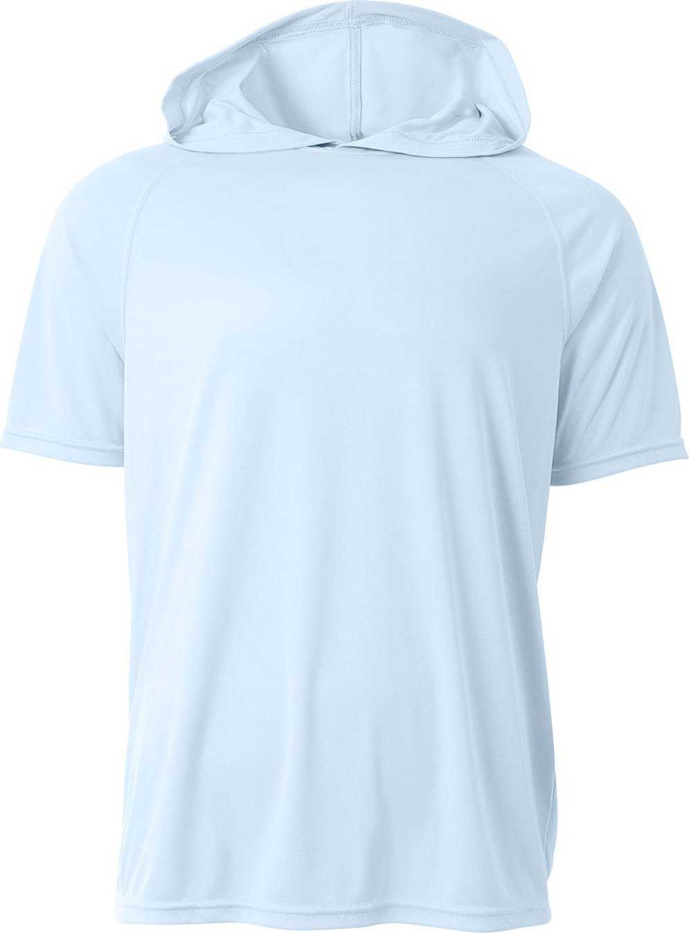 A4 NB3408 Youth Hooded T-Shirt - Pastel Blue