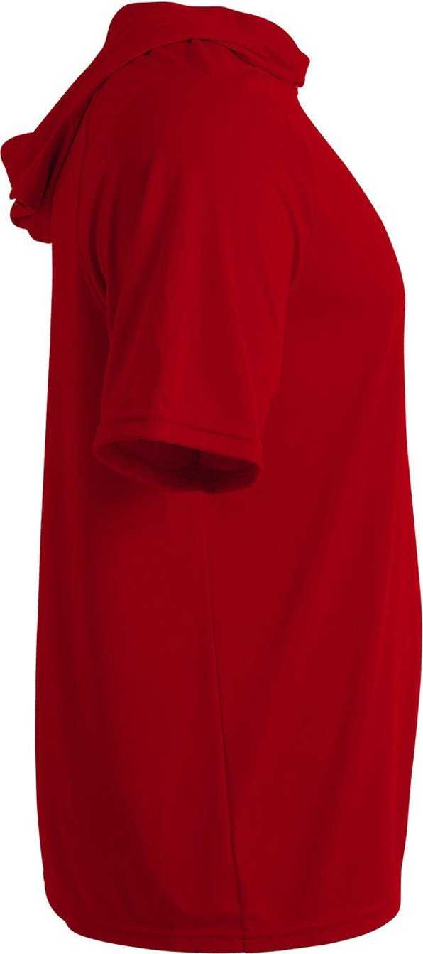 A4 NB3408 Youth Hooded T-Shirt - Scarlet