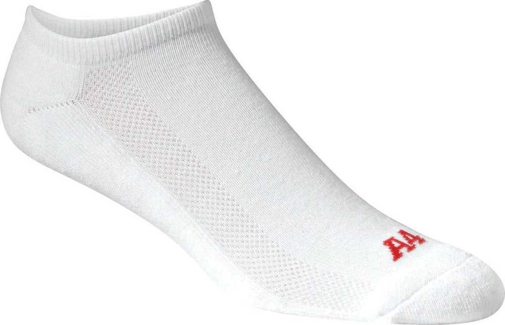 A4 S8001 Performance No Show Socks - White