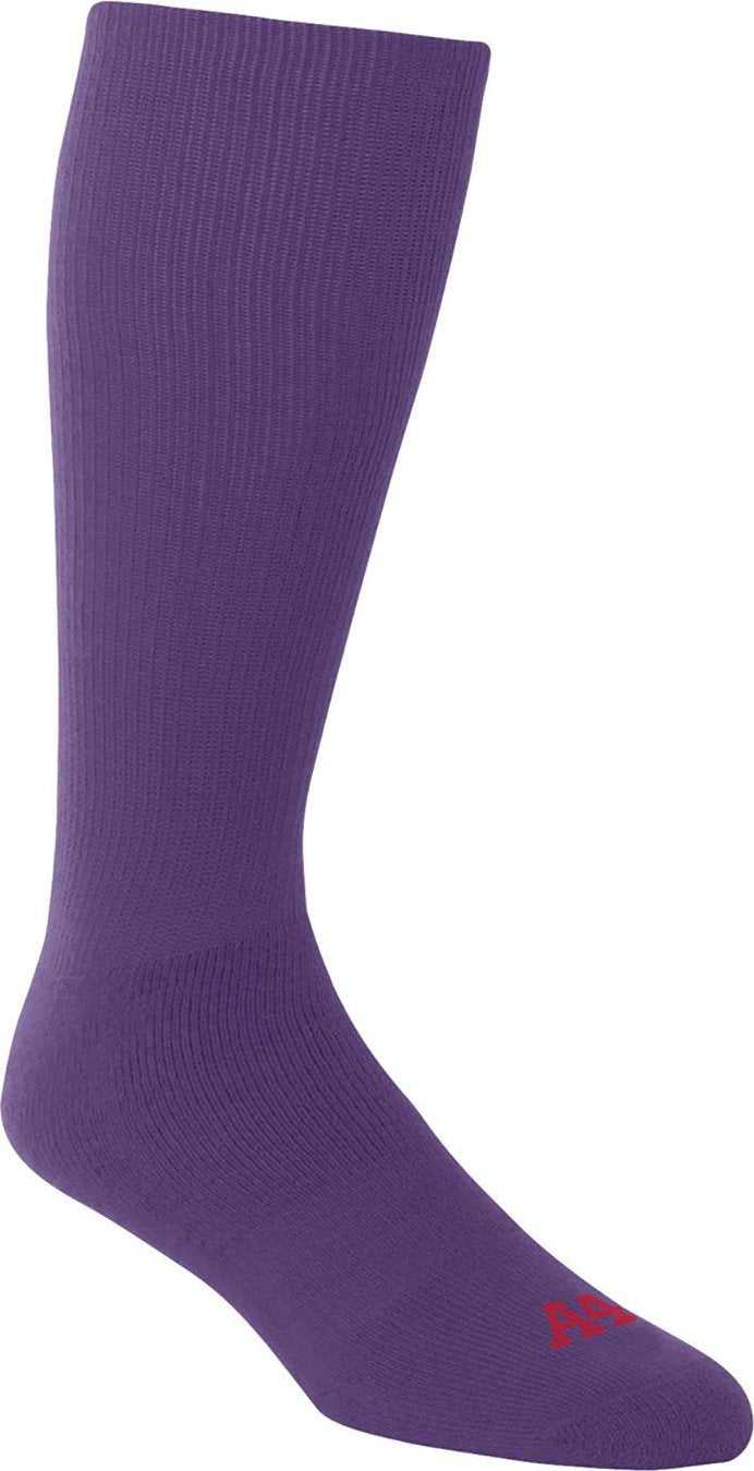 A4 S8005 Multi Sport Tube Socks - Purple