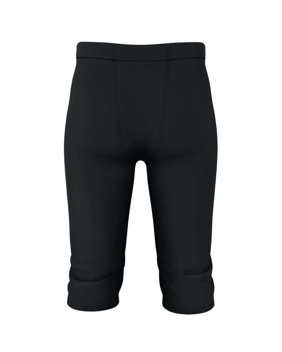 Alleson Athletic 610RUS Adult Interception Football Pant (Pads Not Included) - Black