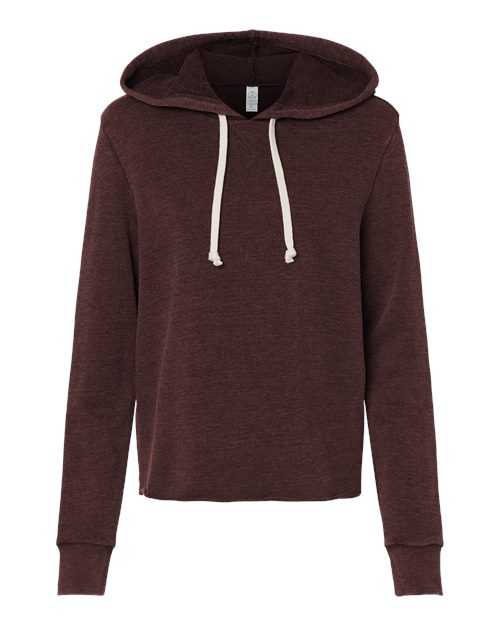 Alternative 8628 Womens Day Off Mineral Wash French Terry Hooded Sweatshirt - Wine New