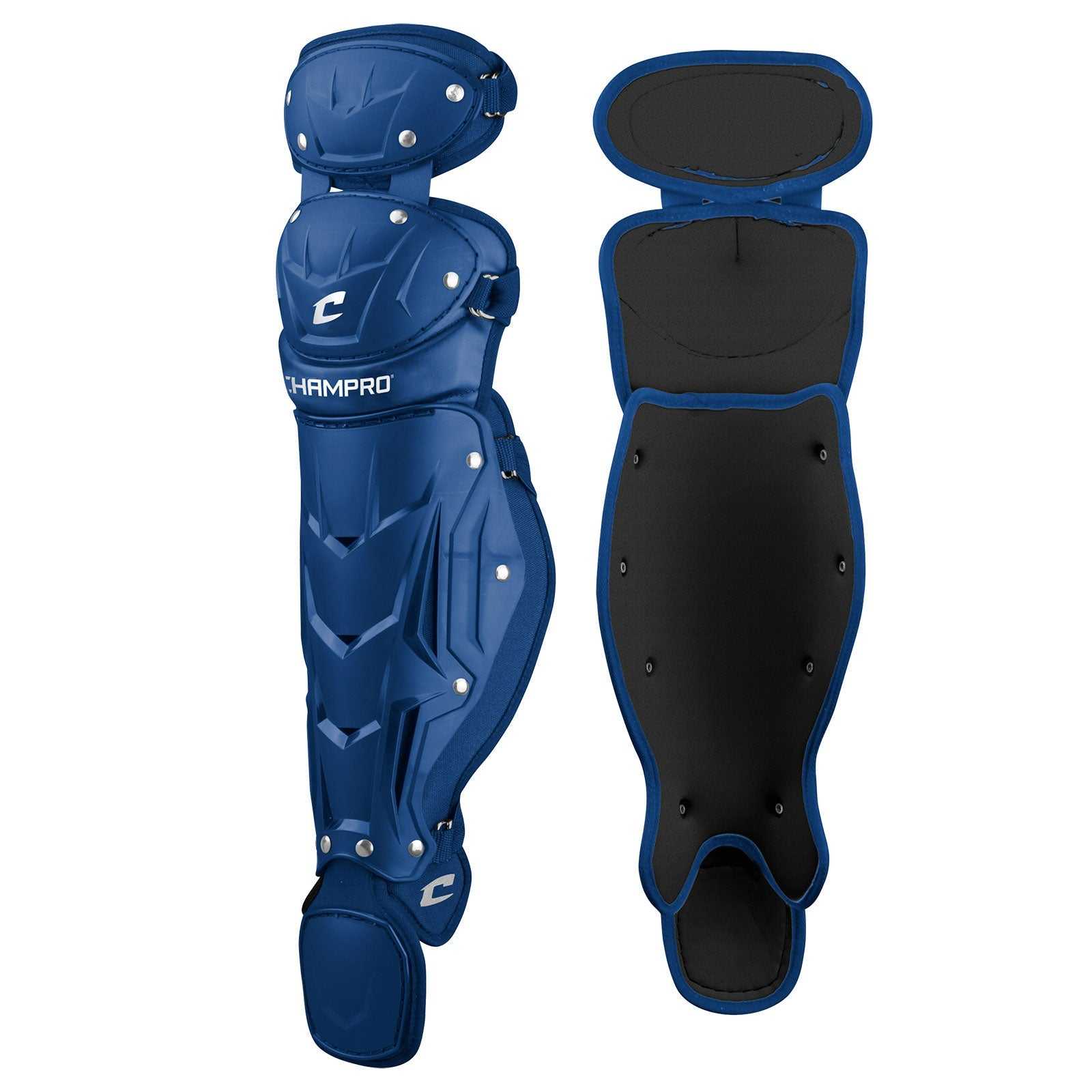 Champro CG100 Optimus MVP Double Knee Leg Guard 16.5 - Royal