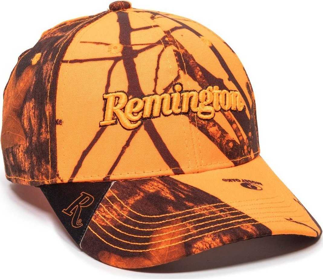 OC Sports RM46L Remington Cap that is Easily Visible - Mossy Oak Blaze