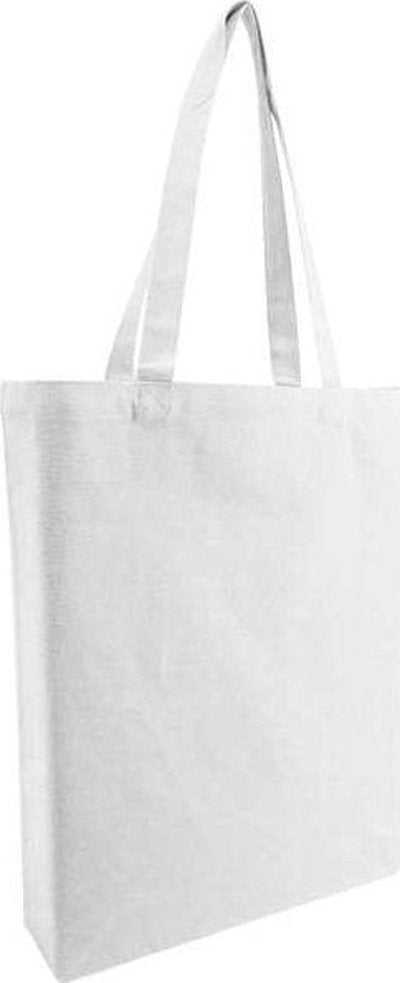 OAD OAD106R Midweight Recycled Gusseted Tote - White