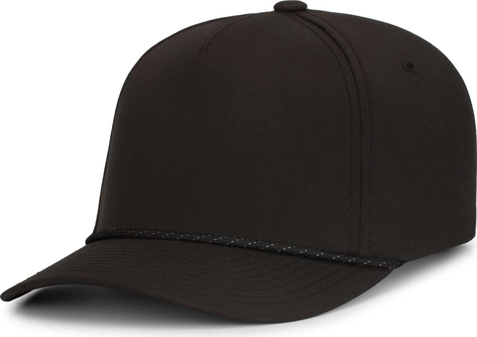 Pacific Headwear P421 Weekender Cap - Black Black White