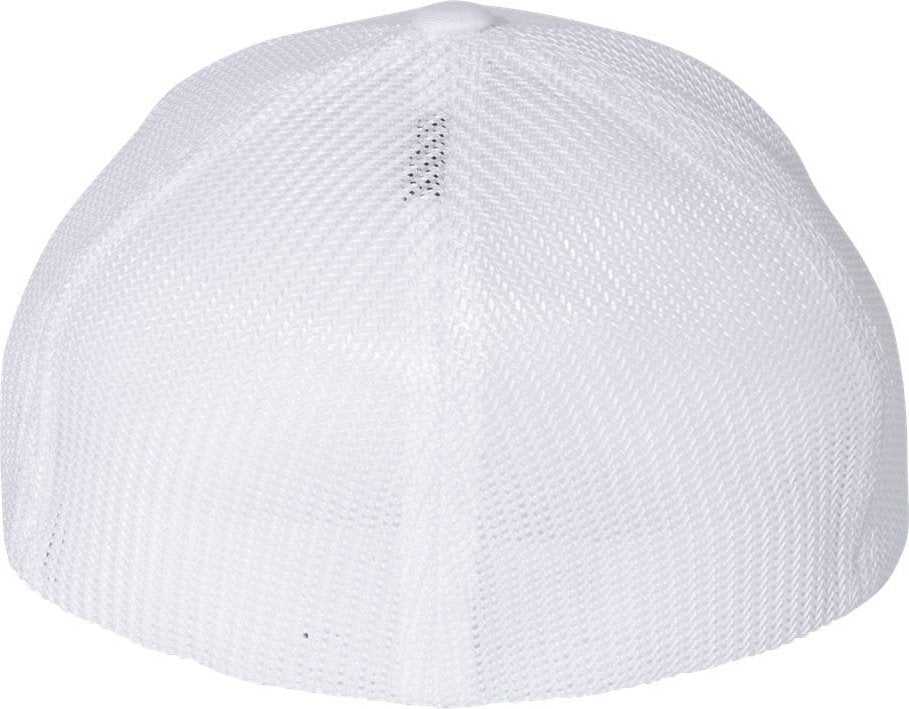 Richardson 110 Fitted Trucker with R-Flex Caps- White