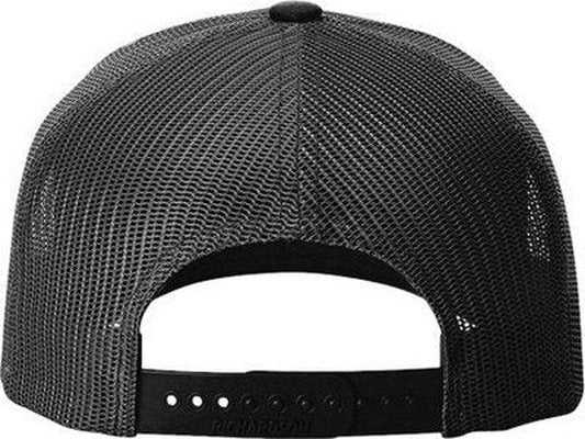 Richardson 112FPR Rope Trucker Cap - Black White