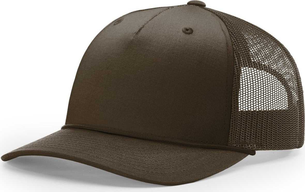 Richardson 112FPR Trucker Cap - Brown Brown