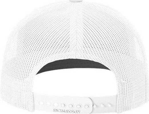 Richardson 112PL R-Flex Mesh-Back Trucker Cap - White