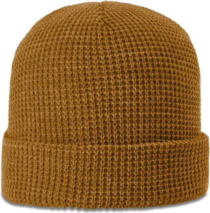 Richardson 146 Waffle Knit Beanies with Cuff - Camel