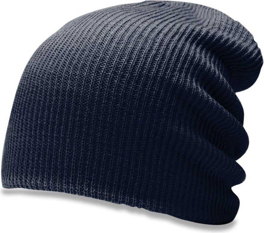 Richardson 149 Super Slouch Knit Beanies - Navy