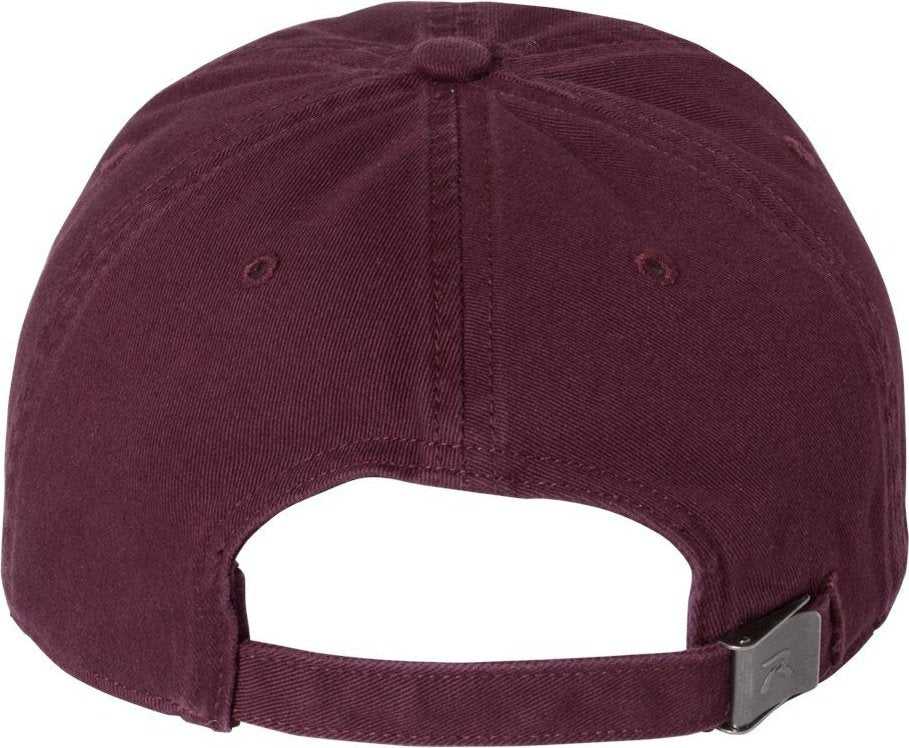 Richardson 320 Washed Chino Caps- Maroon