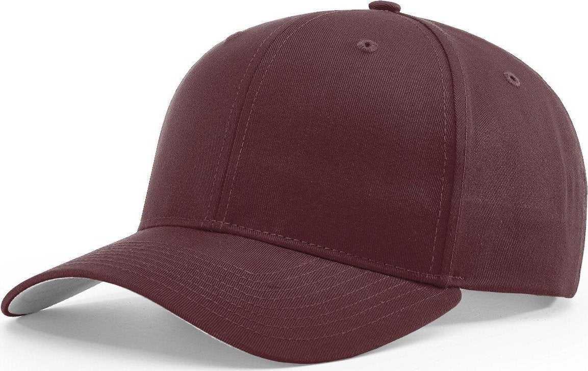 Richardson 214 Pro Twill Hook-And-Loop Cap - Maroon