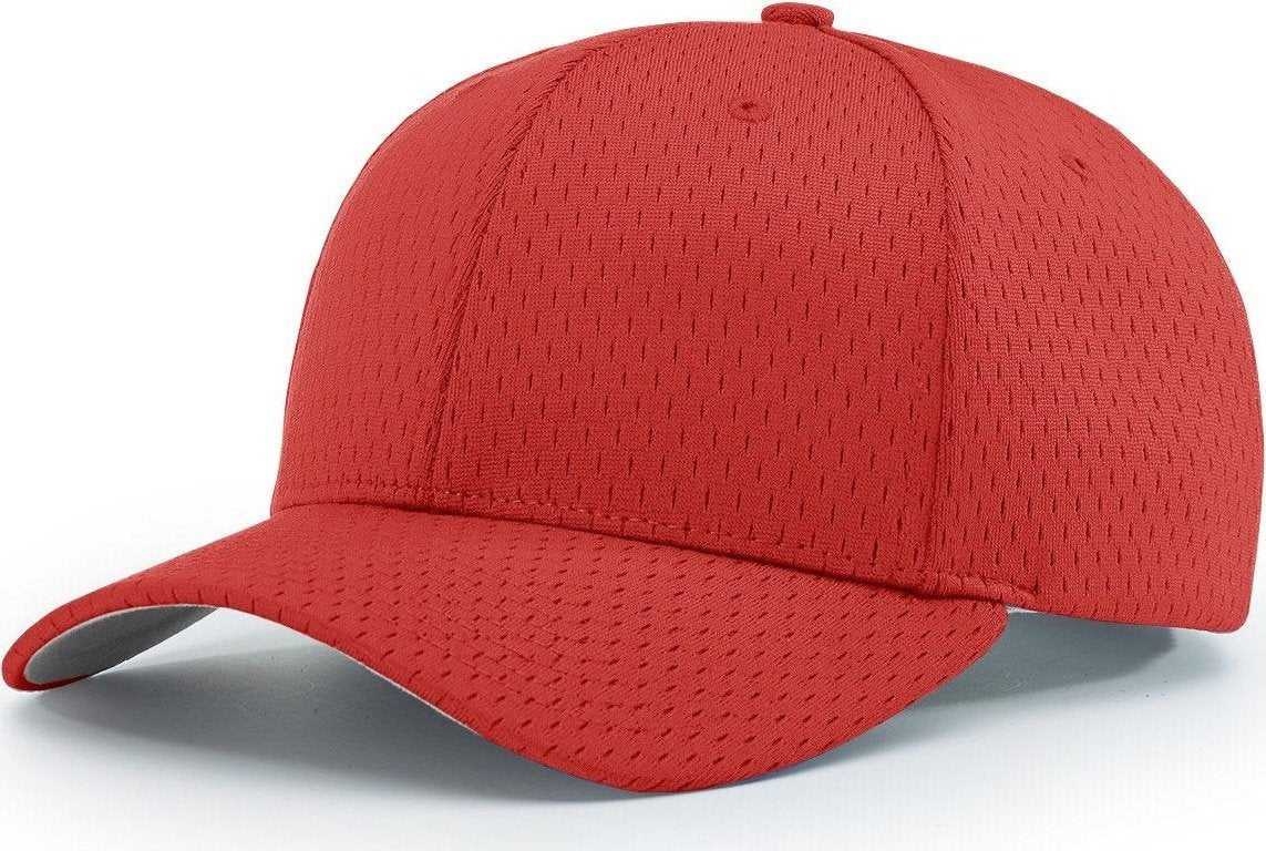 Richardson 414 Pro Mesh Adjustable Cap - Red