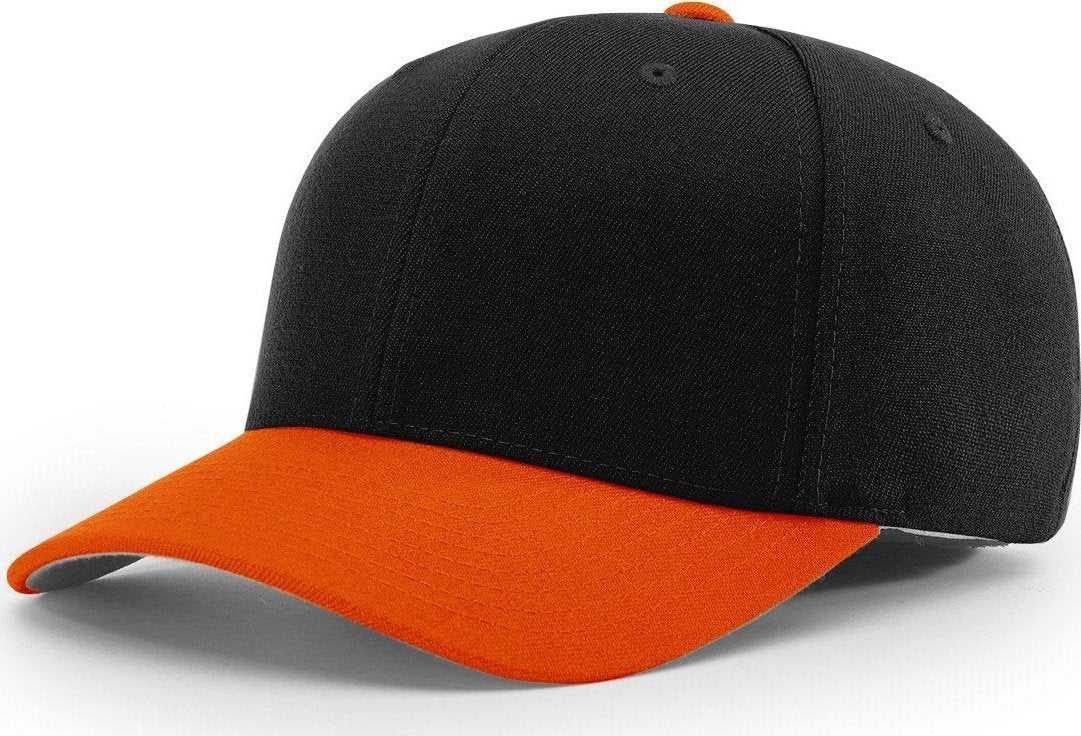Richardson 585 Wool Blend R-Flex Cap - Black Orange