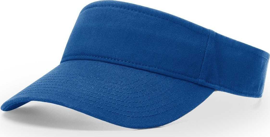 Richardson R45 Garment Washed Visor - Royal