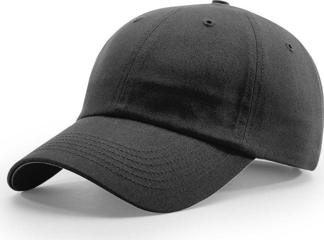 Richardson R65 Relaxed Twill Cap - Black