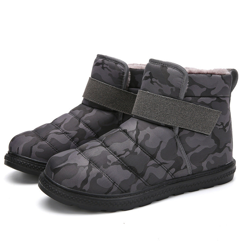 Nanccy New Winter Canvas Waterproof Snow Boots