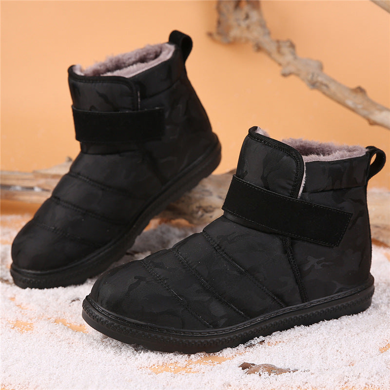 Nanccy New Winter Canvas Waterproof Snow Boots