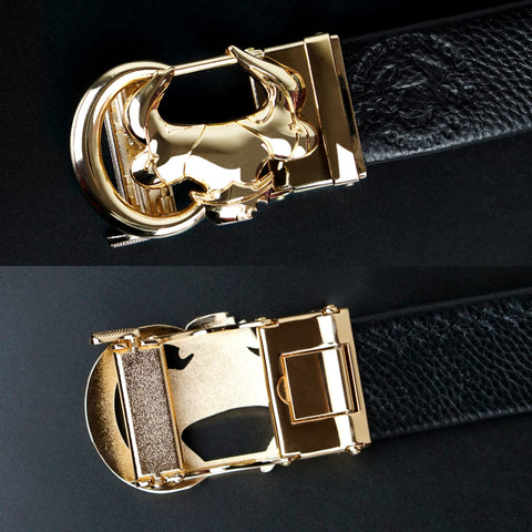 Coipdfty gold bull belt buckle