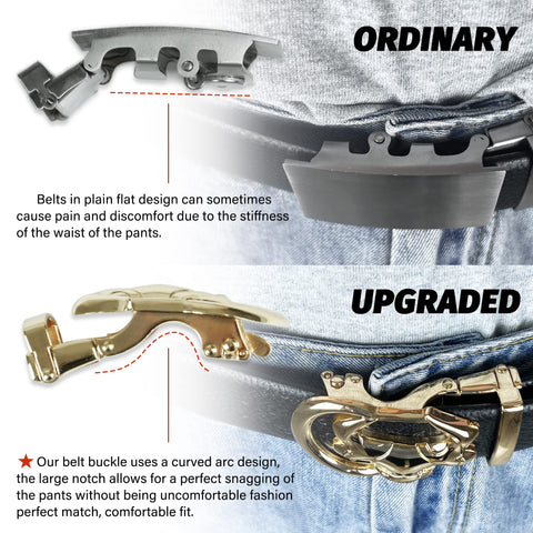 ordinary belt VS upgraded belt