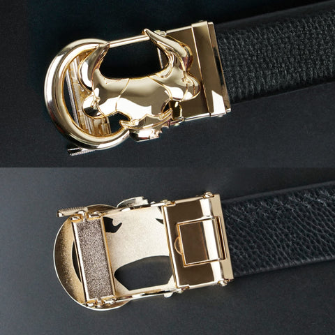 Coipdfty gold bull buckle