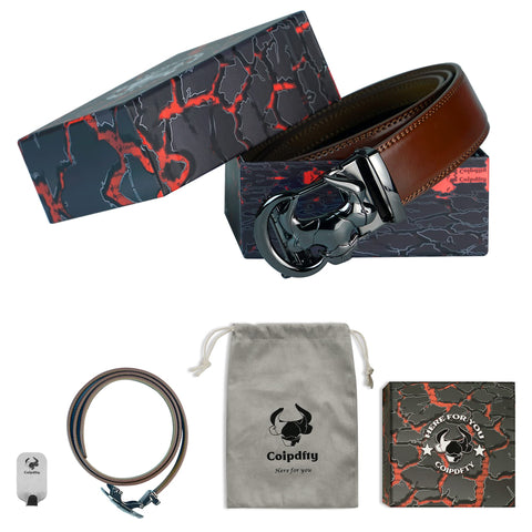 Coipdfty men's brown belt pack