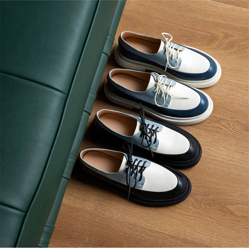 Natural Genuine Leather Loafers Ballet Flats Shoes