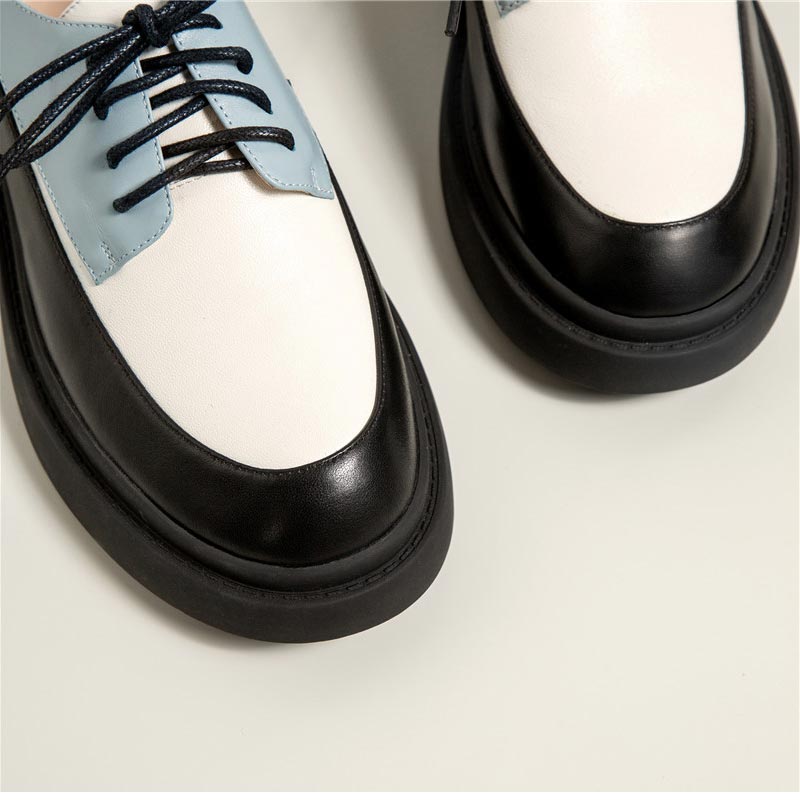 Natural Genuine Leather Loafers Ballet Flats Shoes