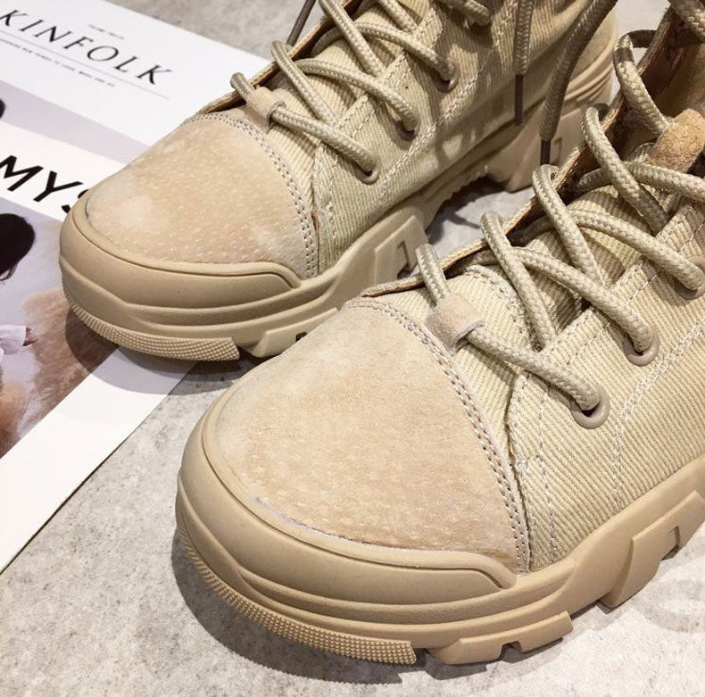 Canvas Motorcycle Shoes