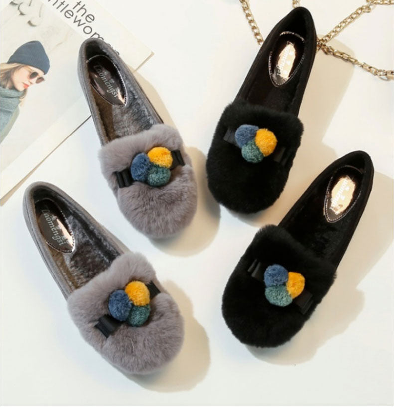 Women fuzzy Shoes