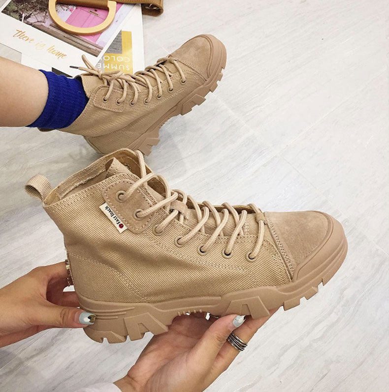 Canvas Motorcycle Shoes
