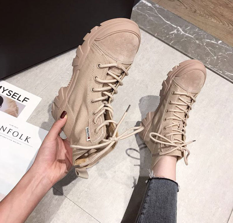 Canvas Motorcycle Shoes