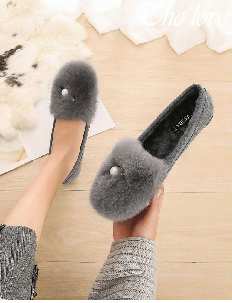 Women fuzzy Shoes