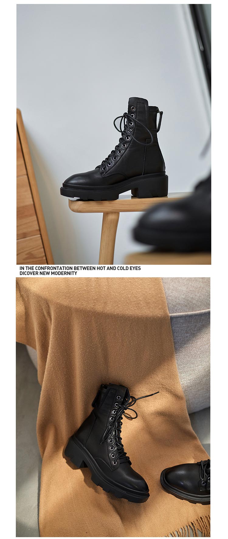 Calethy Shoes Martin Boots