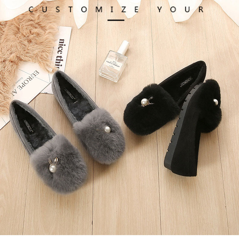 Women fuzzy Shoes