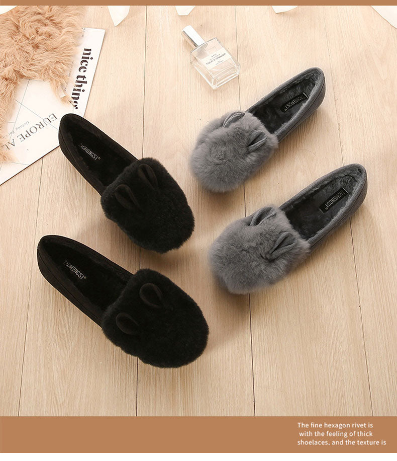Women fuzzy Shoes