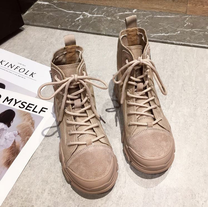 Canvas Motorcycle Shoes